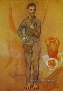Jongleur avec Nature morte 1905 cubiste Pablo Picasso Peinture à l'huile